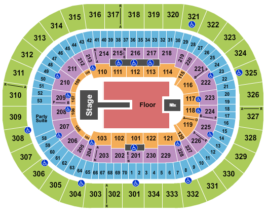 Moda Center Future Seating Chart